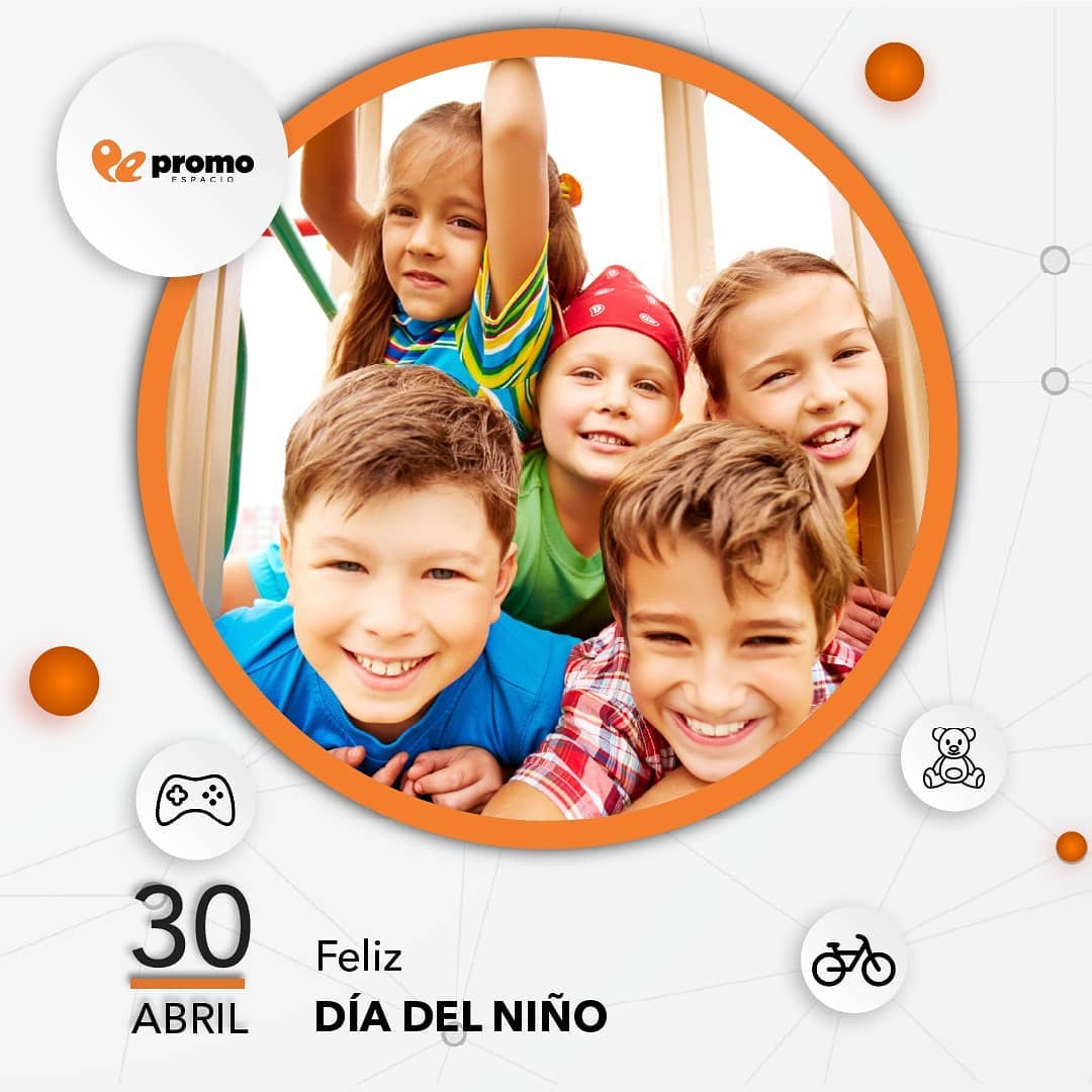 Promo Espacio les desea a todas las niñas y niños un feliz y excelente día lleno de diversión.